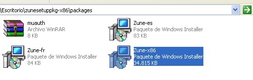 Actualizar el Software Zune a la versión 2 en Windows en español
