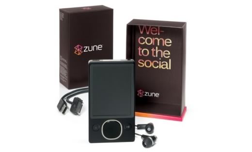 Cajas del nuevo Zune 80GB