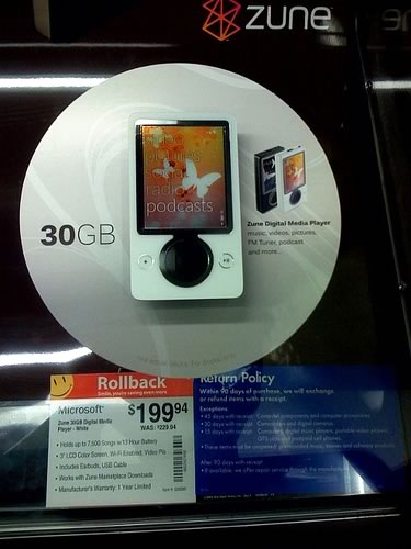 Wal-Mart se prepara para el lanzamiento de los nuevos Zune