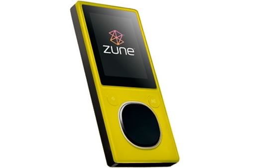 Zune amarillo de 16GB