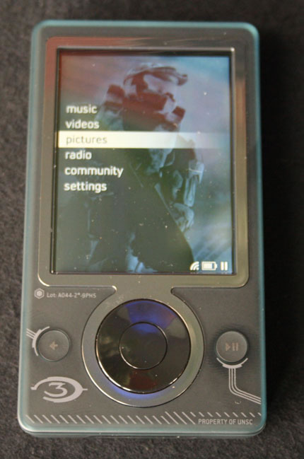 Zune edición especial Halo 3