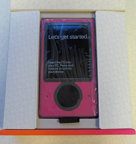 Zune color rosa