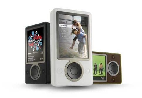 Modelos de Zune