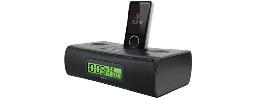 ZN9 iHome sistema de altavoces con radio reloj para Zune