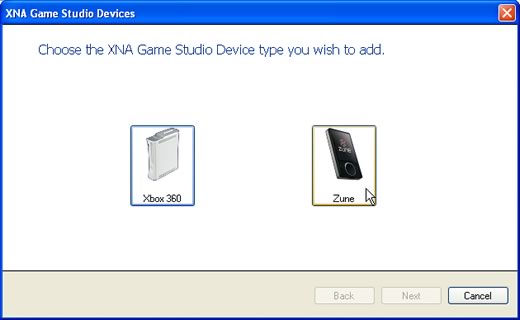 Instalar juegos XNA en el Zune