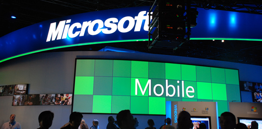 El stand de Microsoft y Zune en CES 2009