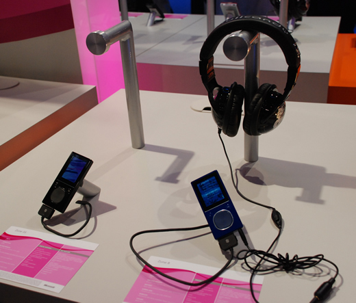 El stand de Microsoft y Zune en CES 2009