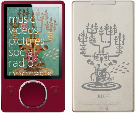 Lanzamiento de Zune Originals en Canadá con diseños de artistas locales