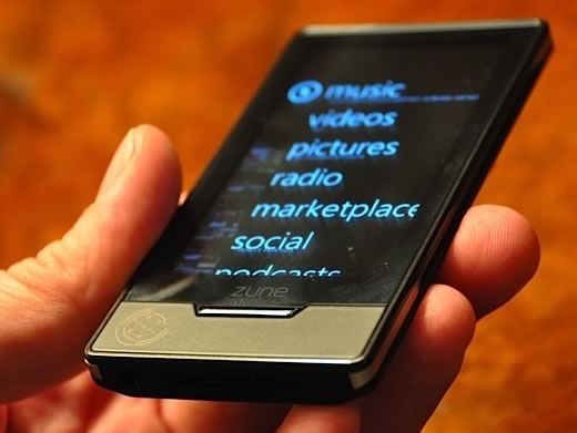 El Zune HD aparece por primera vez en D7
