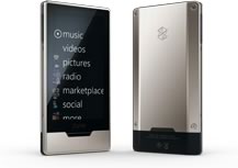 Zune HD plateado