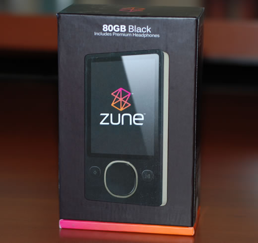 Caja del Zune 80GB