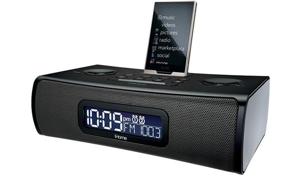 Dock con alarma iHome ZN90B para Zune