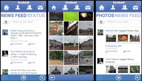 Facebook para Zune HD
