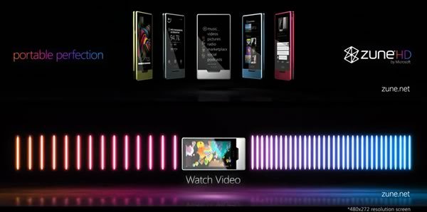 Publicidad de Zune HD 