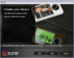 Creando la biblioteca Zune